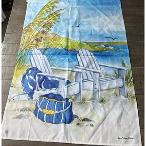 Studio M Breezeart Beach Chair Waterside Flag